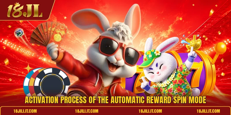 Activation process of the automatic reward spin mode