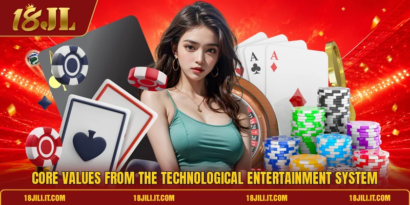 Core values from the technological entertainment system