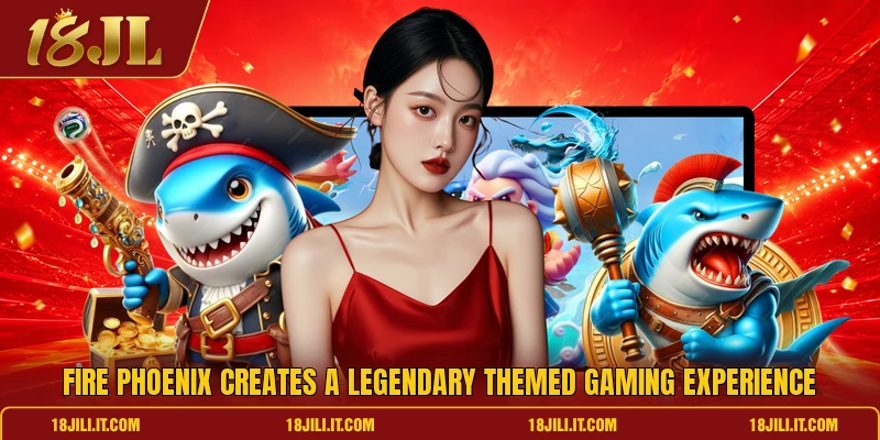 Fire phoenix creates a legendary themed gaming experience