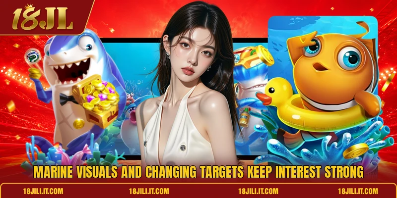 Marine visuals and changing targets keep interest strong