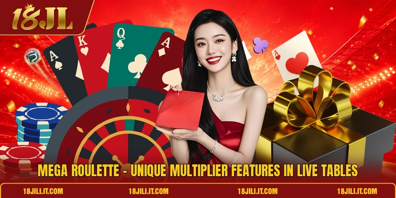 Mega Roulette - Unique Multiplier Features In Live Tables