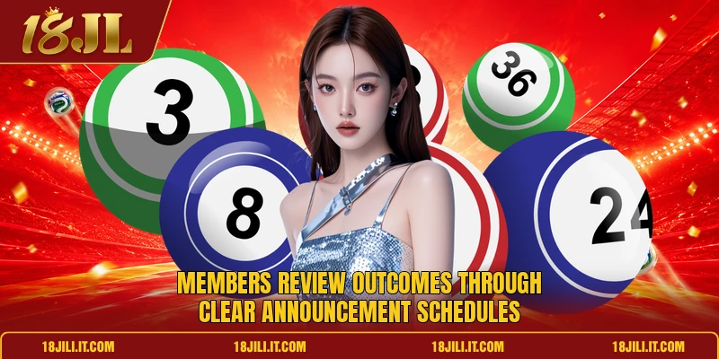 Members review outcomes through clear announcement schedules
