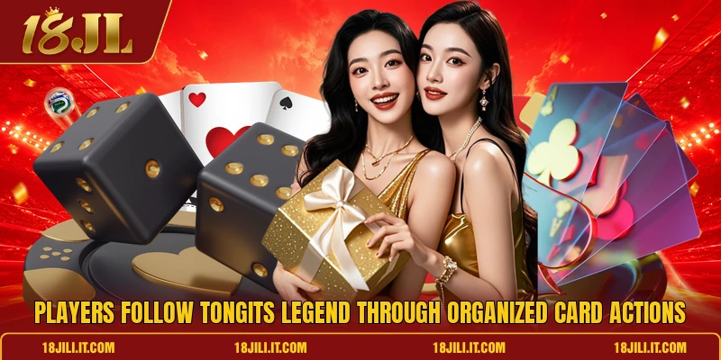 Players follow tongits legend through organized card actions